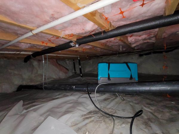 Crawl Space Water Remediation in Arlington Heights